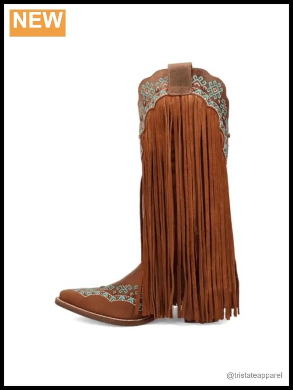 Suede Pull-On Western Boots with Snip Toe and Block Heel